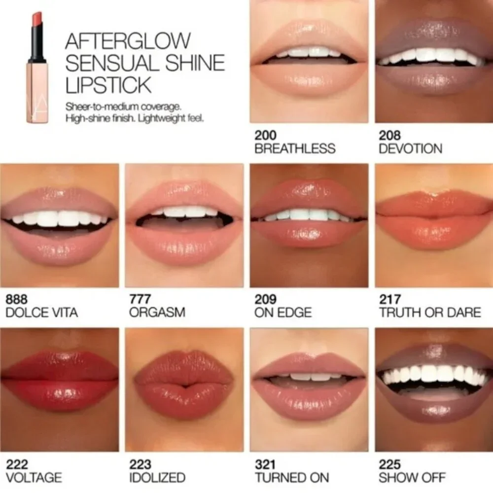 NARS Afterglow Sensual Shine Hydrating Lipstick - Idolized 223- Brand New in Box
